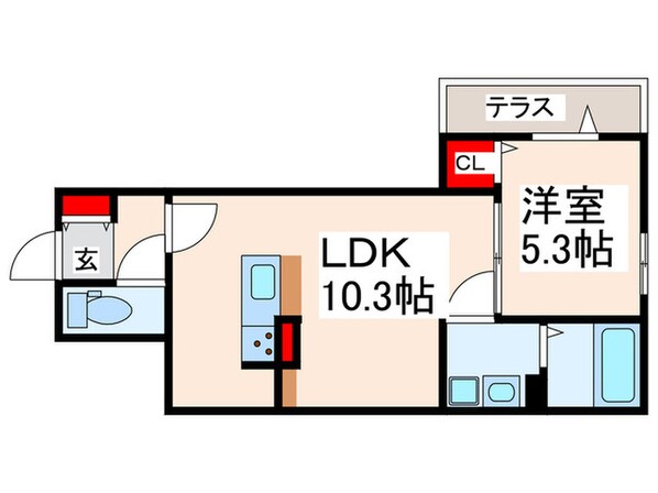 レクシア東葛西Ⅱの物件間取画像